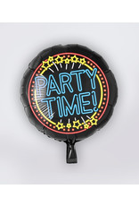 Neon Folie Ballon - Party Time