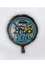 Neon Folie Ballon - It's a Boy
