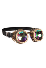 Steampunk Bril Prisma, Goud