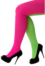 Panty Fluor Roze/Fluor Groen One size