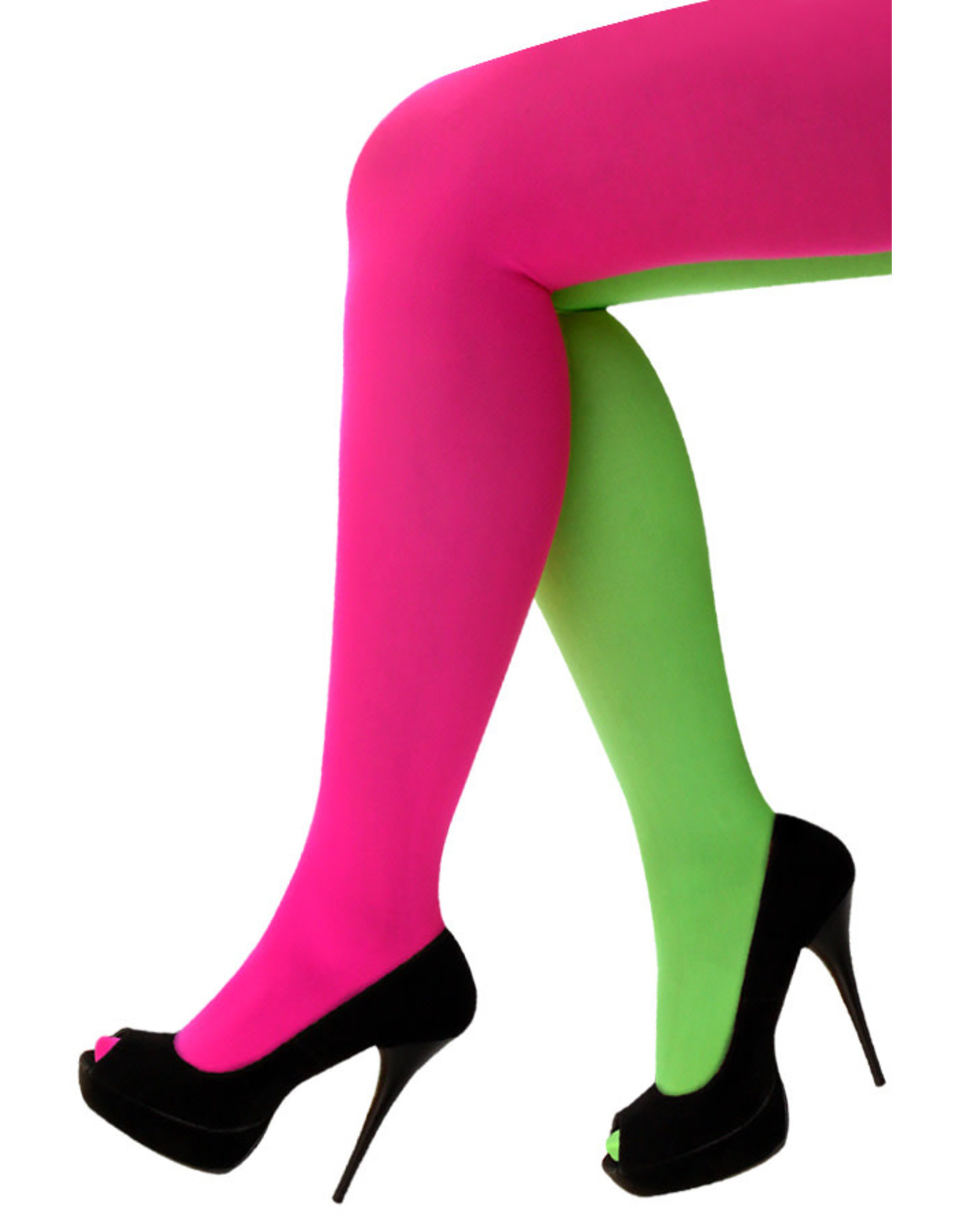 Panty Fluor Roze/Fluor Groen One size