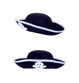 Piratenhoed/3-Steek Kind, Zwart