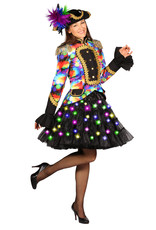 Petticoat Bellatrix, Zwart-Multicolor