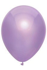 Haza Ballonnen Uni Metallic Lila (30 cm, 100 stuks)