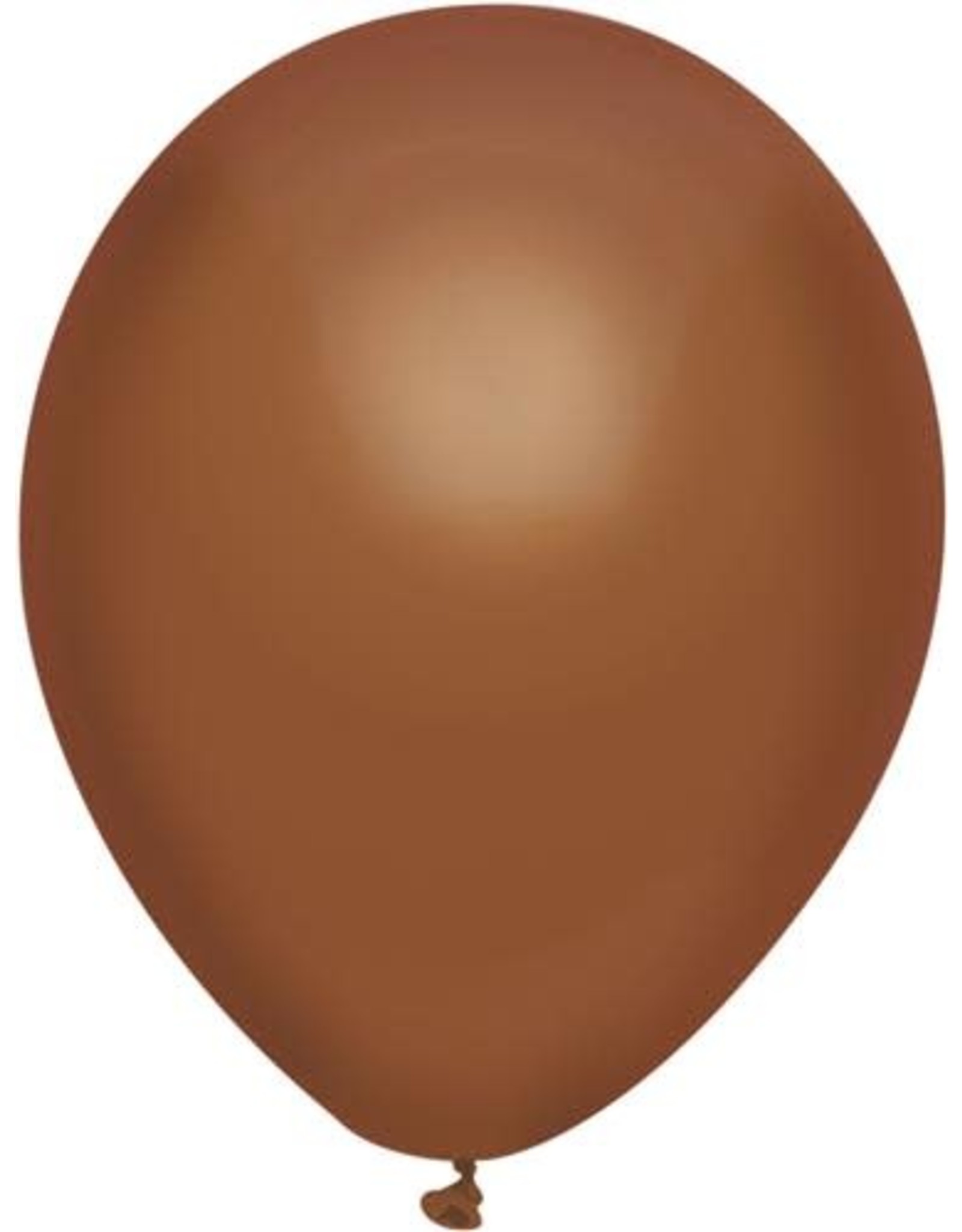 Ballonnen Uni Chocola (30 cm, 100 stuks)