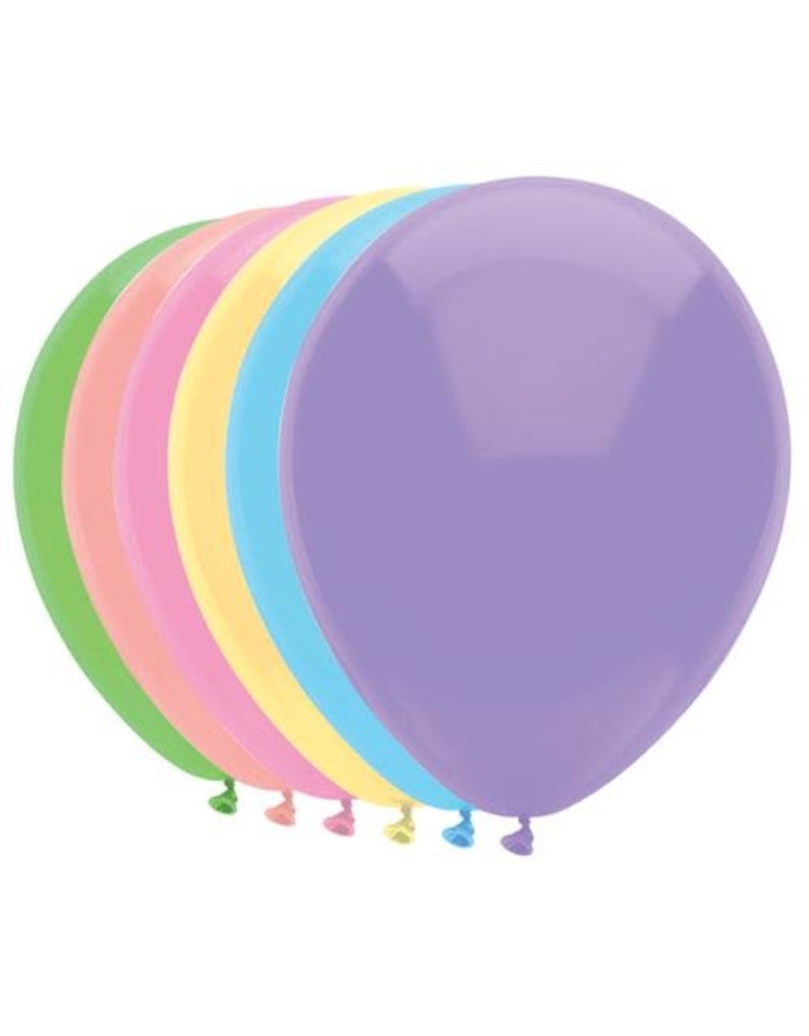 Ballonnen Pastel Mix (30 cm, 100 stuks)