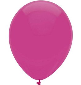 Ballonnen Uni Hot Pink (30 cm, 100 stuks)