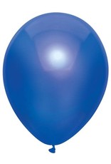 Haza Ballonnen Uni Metallic Donker Blauw (30 cm, 100 stuks)