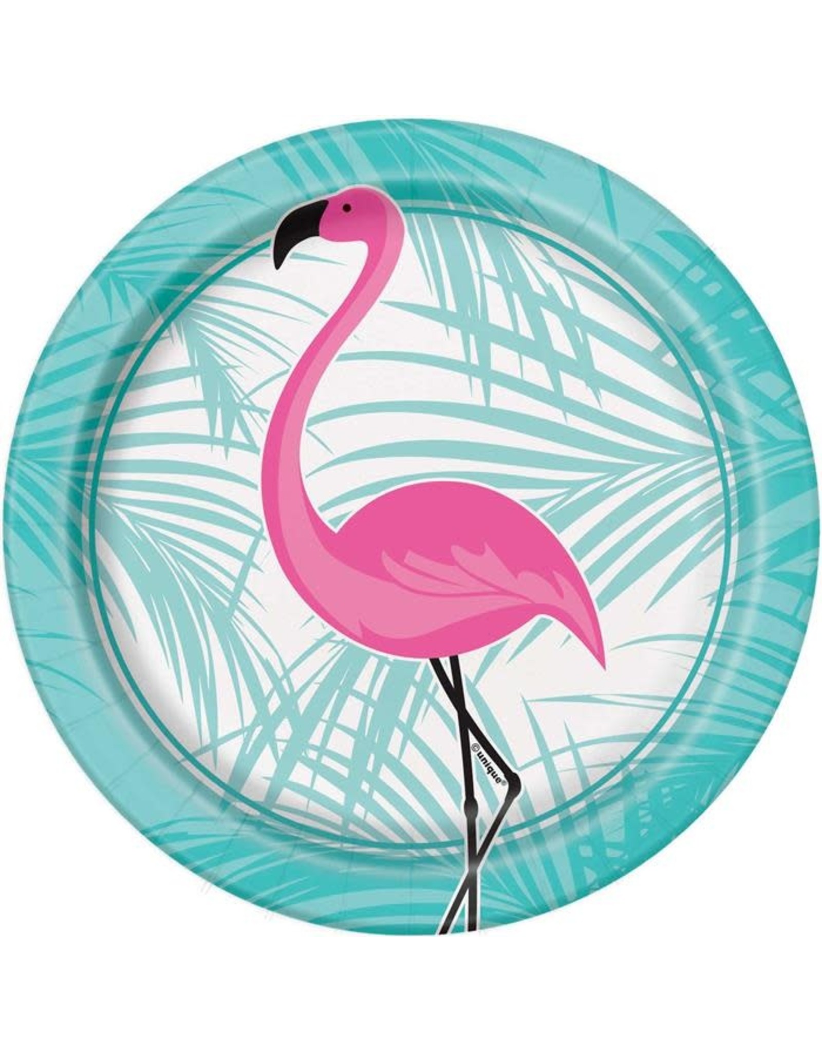 Bordjes Flamingo (18 cm, 8 stuks)