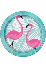 Bordjes Flamingo (23 cm, 8 stuks)