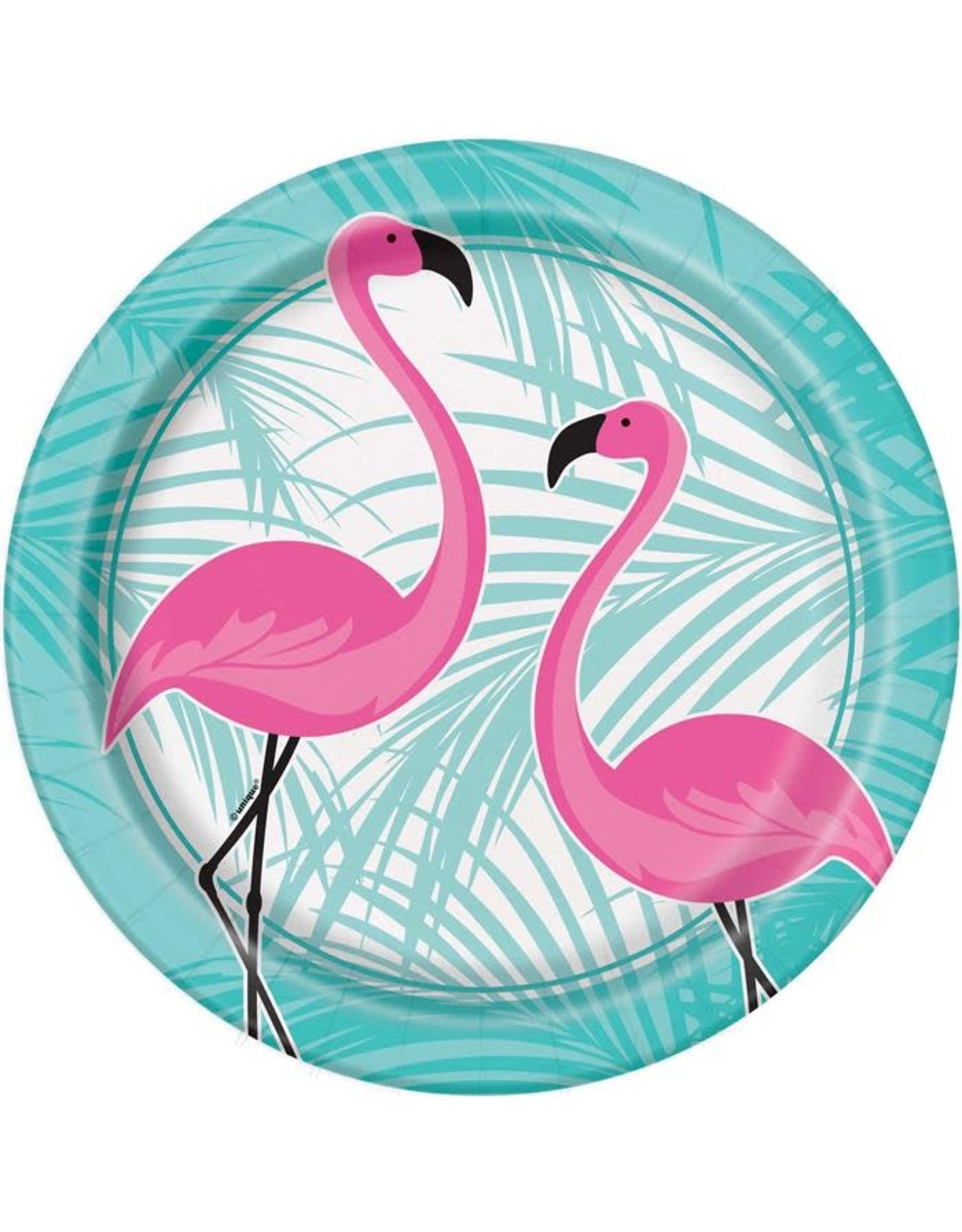 Bordjes Flamingo (23 cm, 8 stuks)