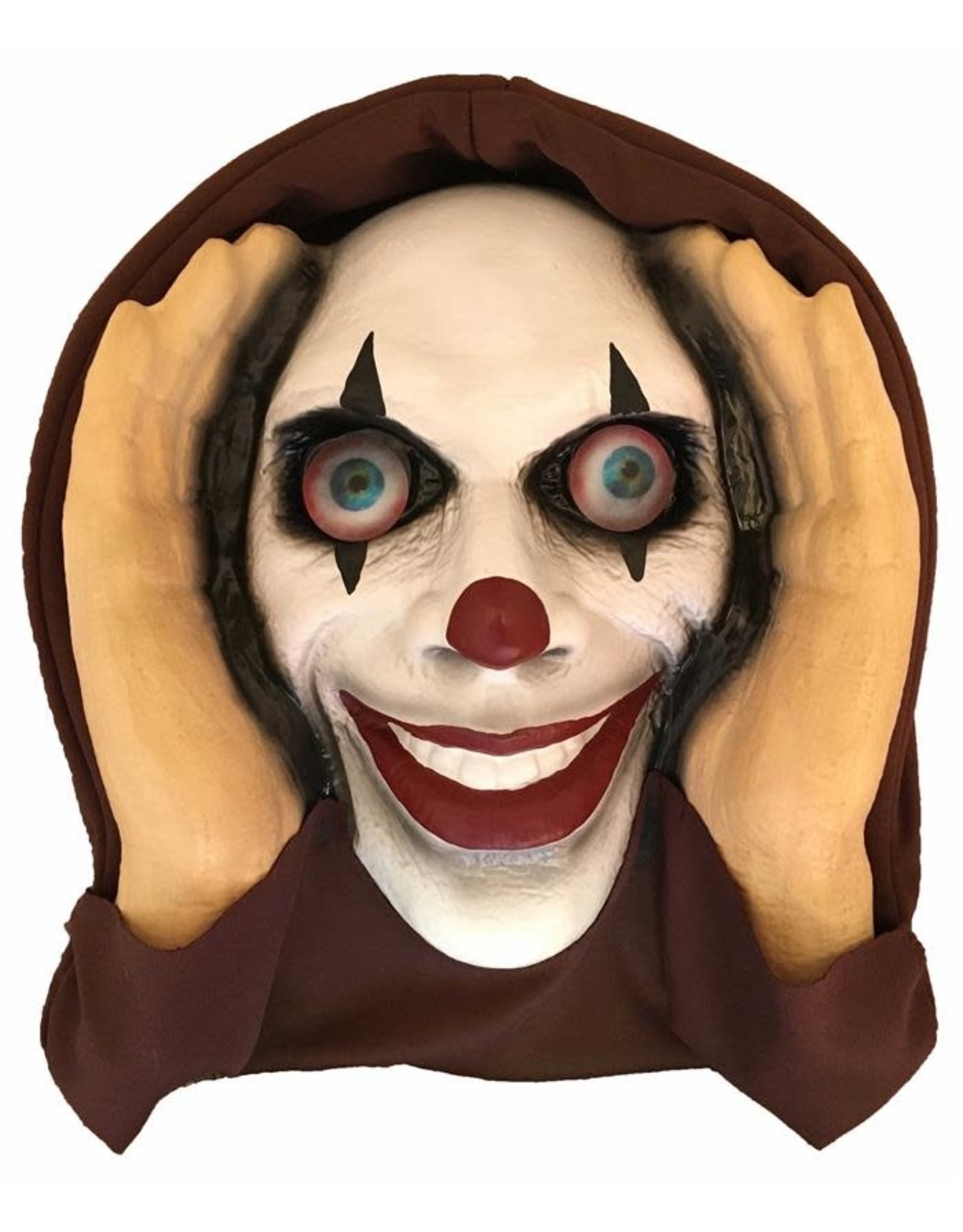 Scary Peeper - Lenticular Eyed Clown Window Cling