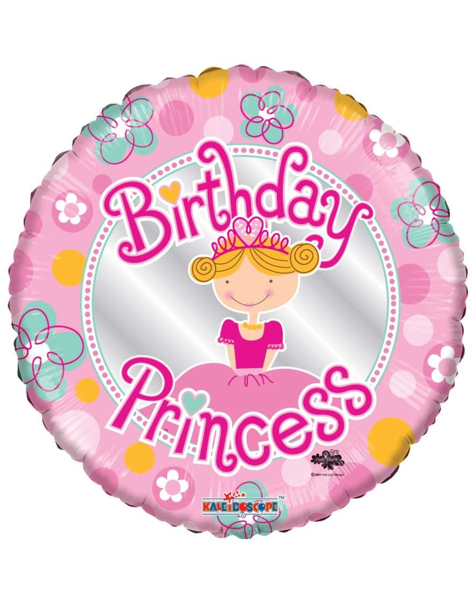 Folie Ballon  Birthday Princess  (45 cm)