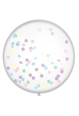 XL Confettiballon Perfect Pastels (60 cm)