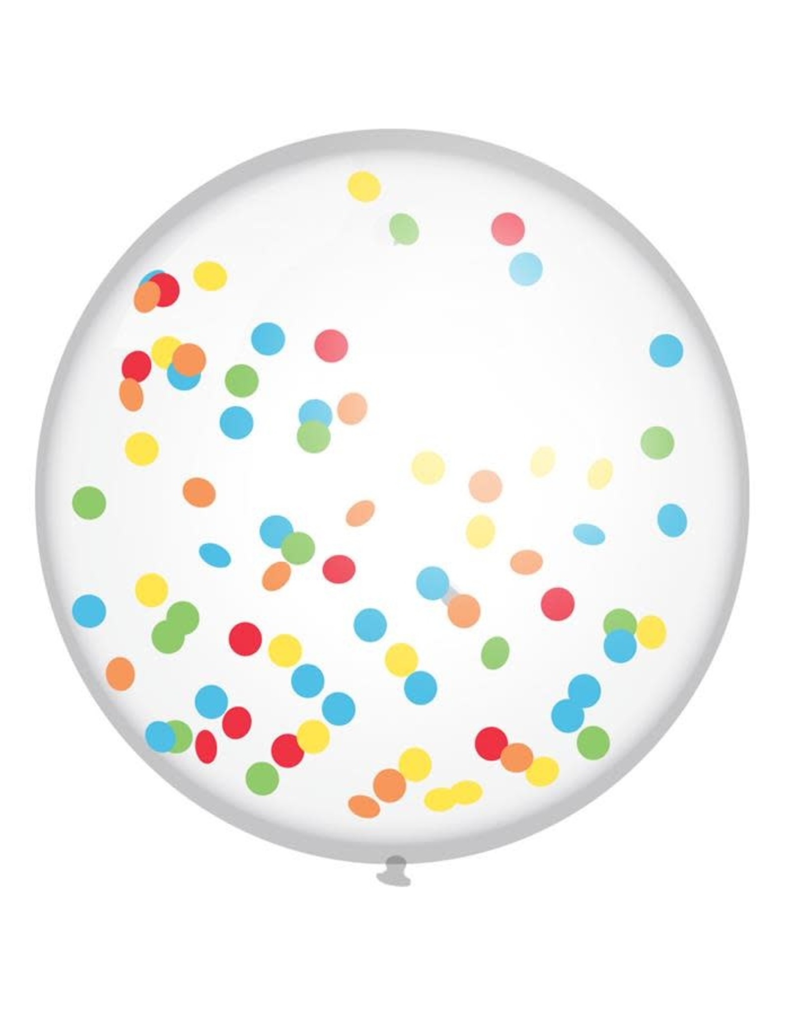 XL Confettiballon Over the Rainbow (60 cm)