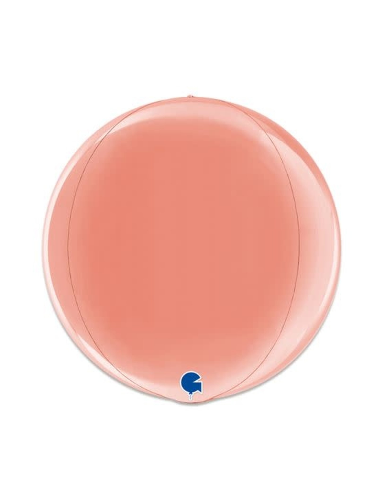 Folieballon Globe Roségoud (38 cm)