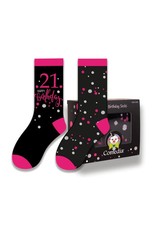Kadosokken 21 Jaar Pink (2 paar)