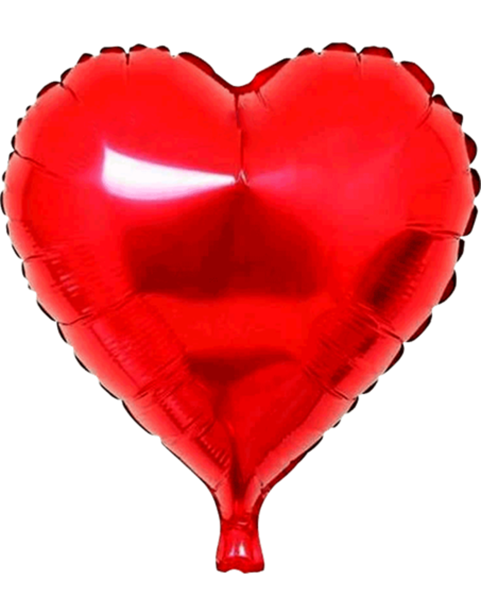 Folie Ballon Hart Rood (45 cm)
