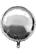 Folie Ballon Rond Zilver (45 cm)