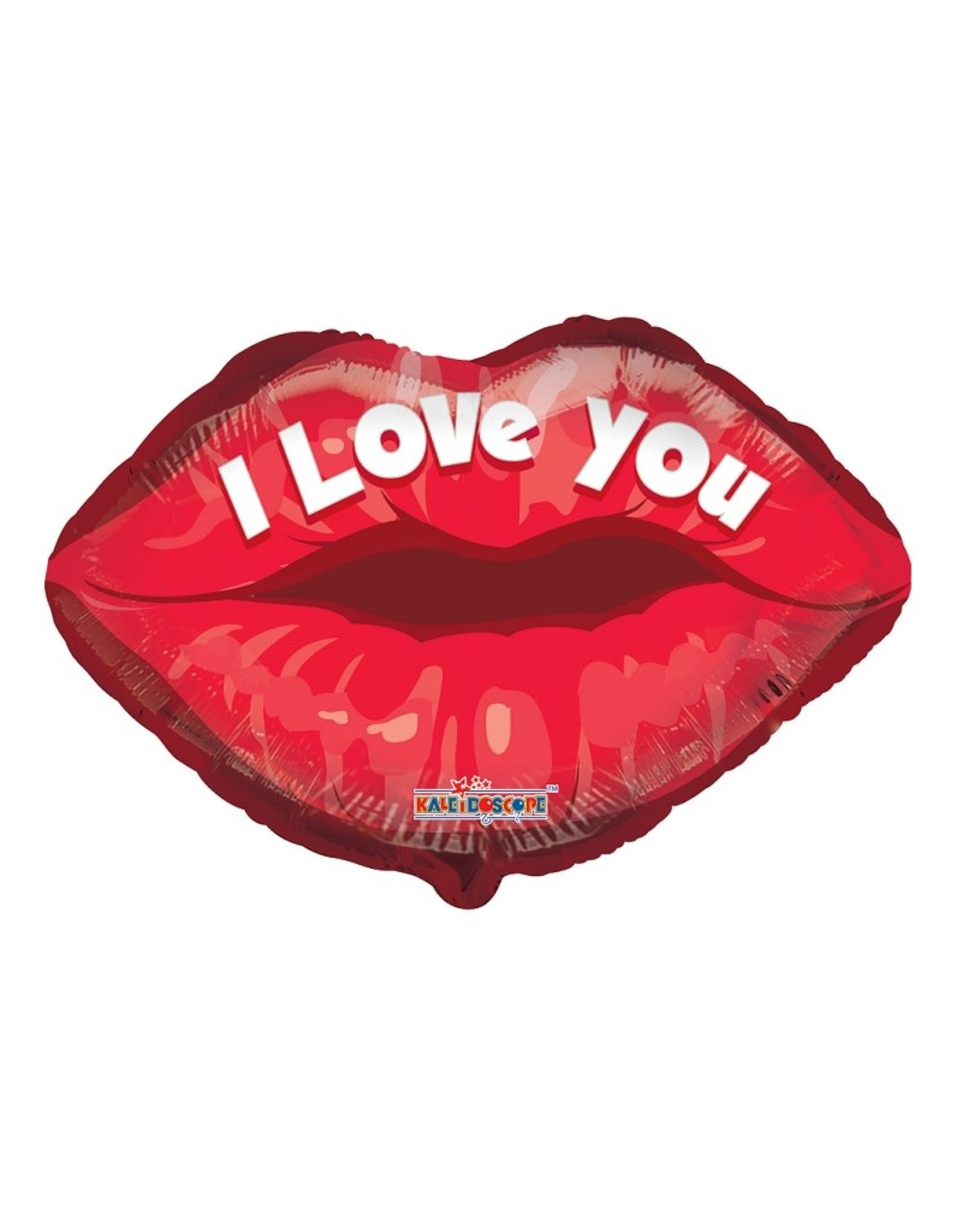 Folie Ballon Lippen I Love You (45 cm)