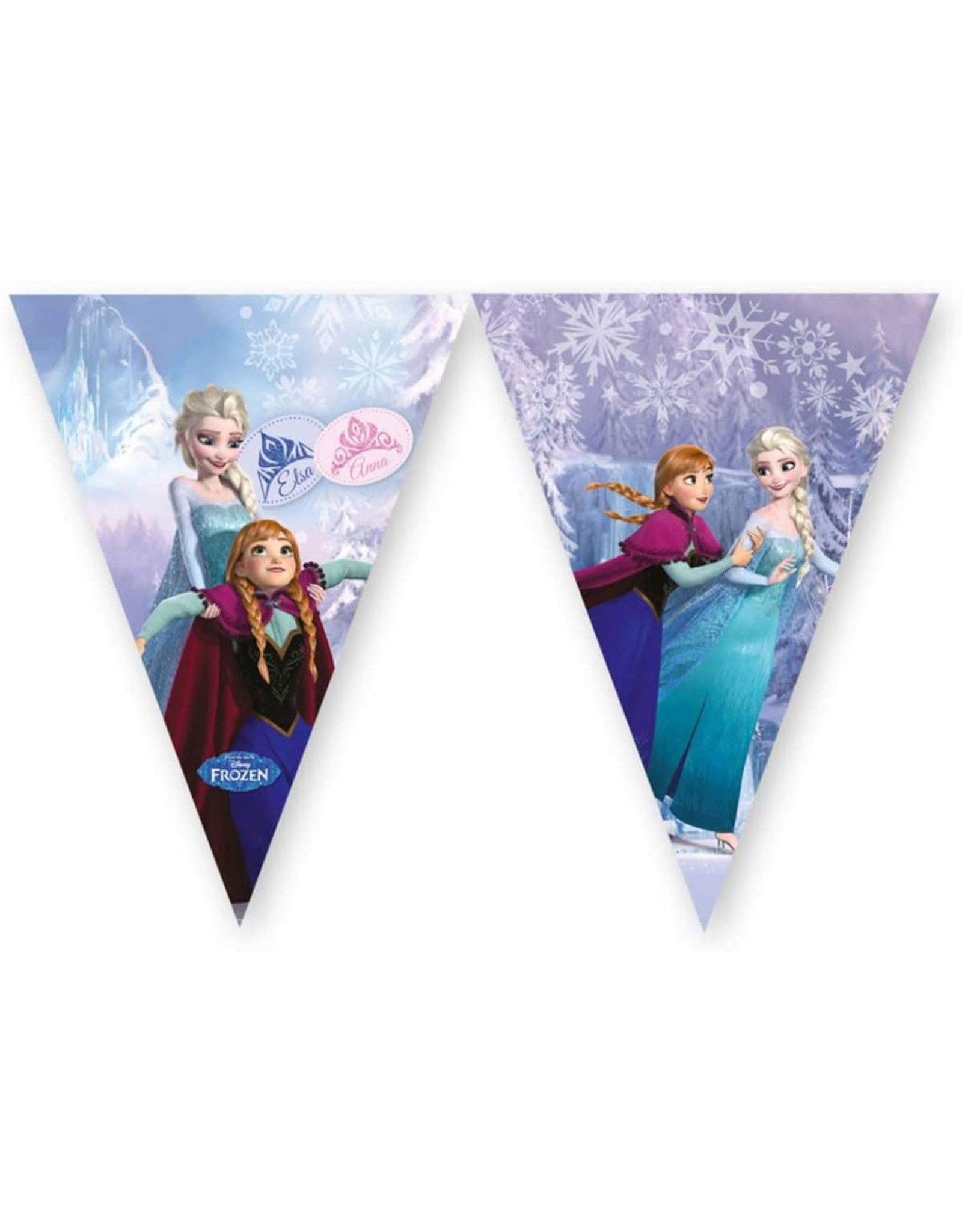 Vlaggenlijn Frozen Elsa en Anna