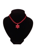 Ketting Bloemetje Rood