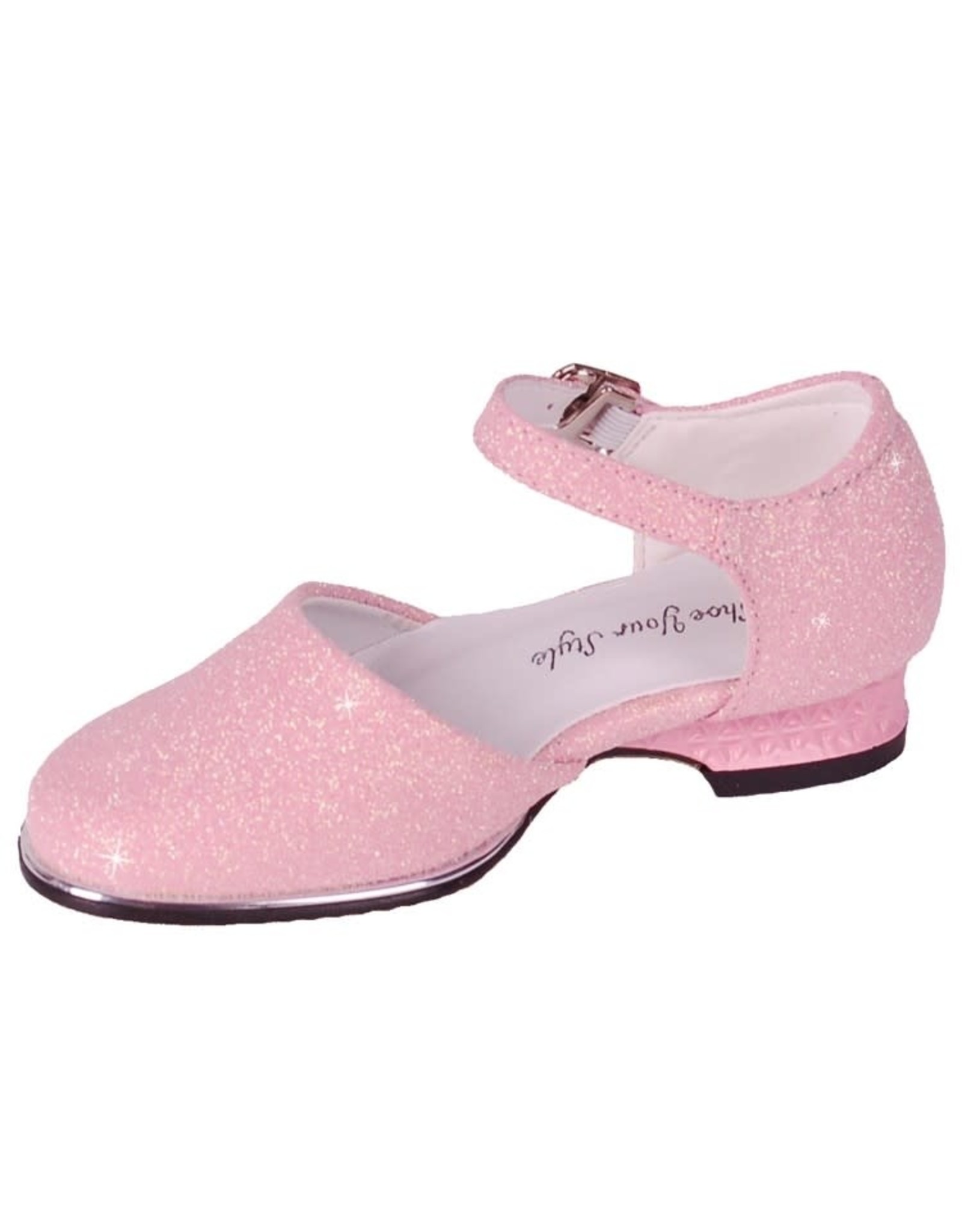 Galaschoen Meisjes Roze met Glitters