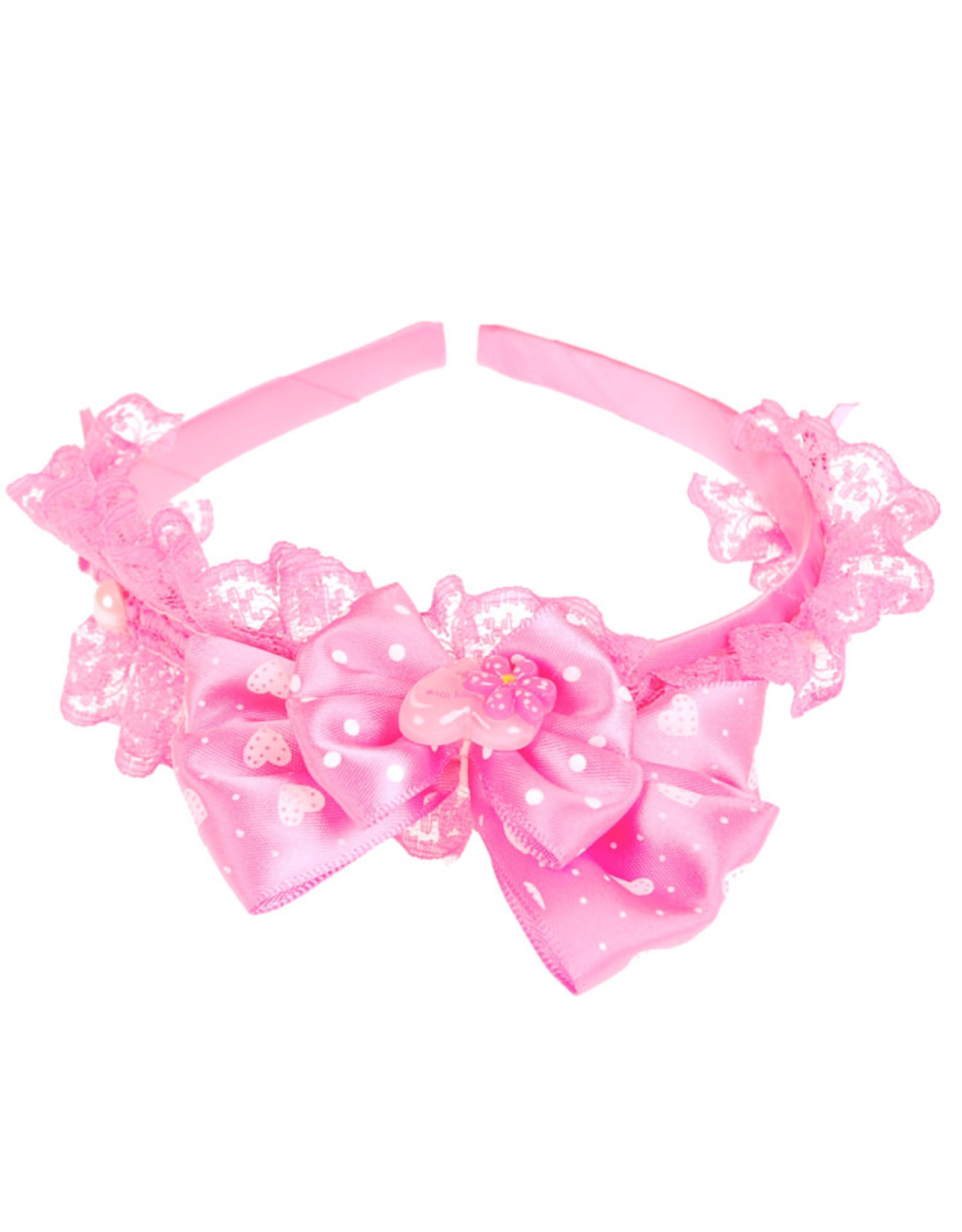 Diadeem Fuchsia met Kant