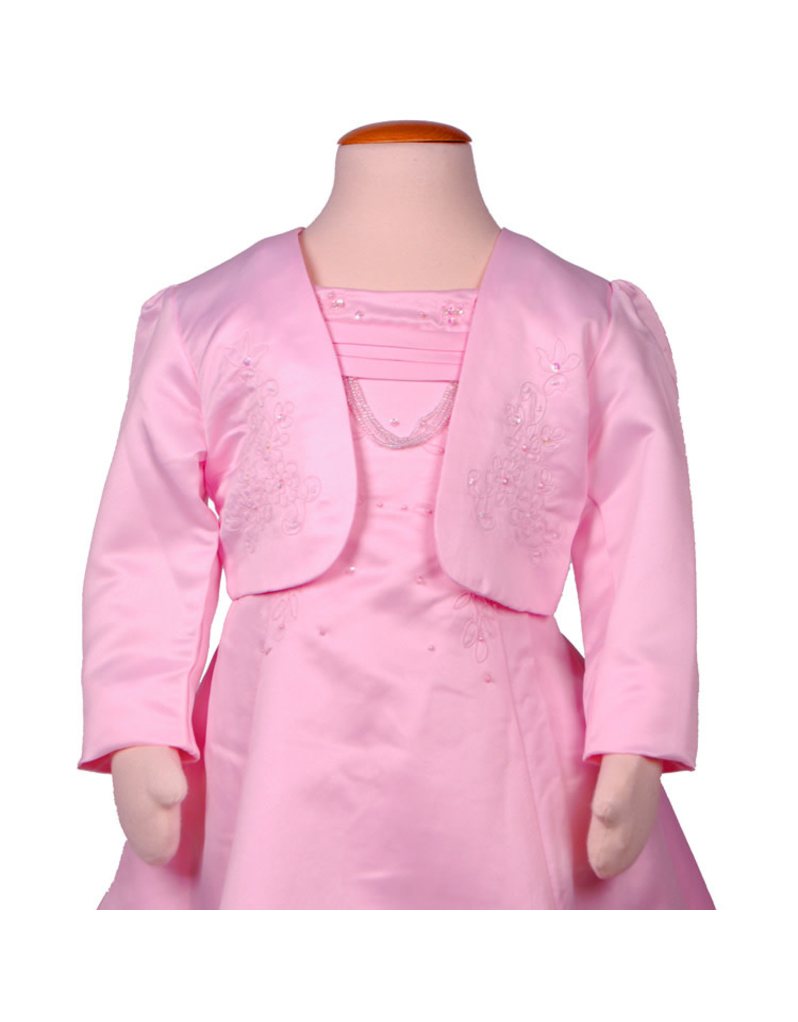 Bolero Meisjes Roze met Borduursel