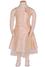 Feestjurk Meisjes Champagne met Overslag Feestjurk Meisjes Champagne met Overslag