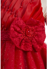 Babyjurk Rood met Bloem Babyjurk Rood met Bloem