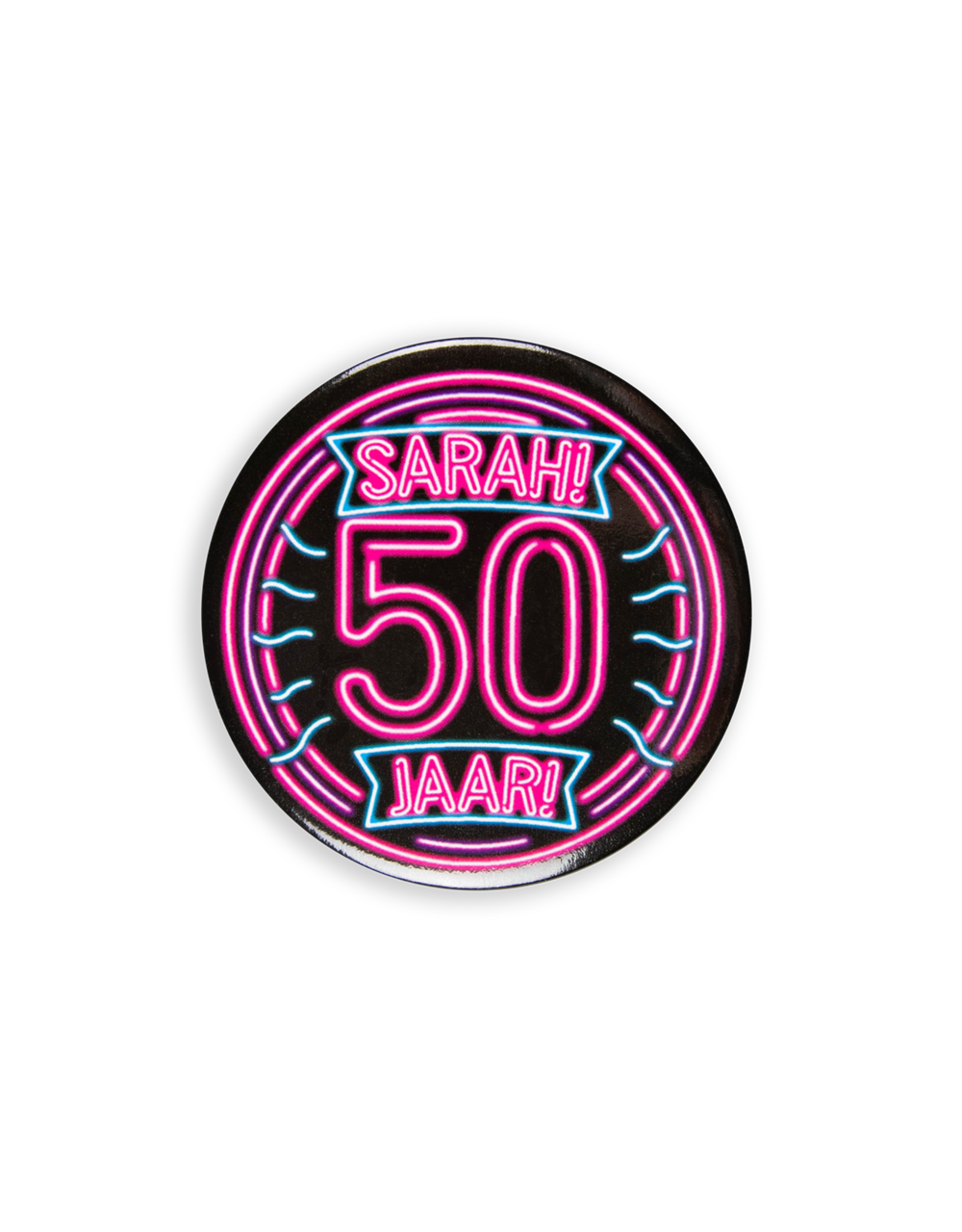 Neon Button - Sarah 50