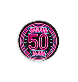 Neon Button - Sarah 50