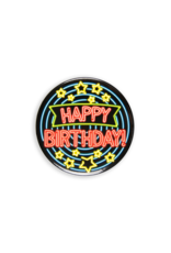 Neon Button - Happy Birthday