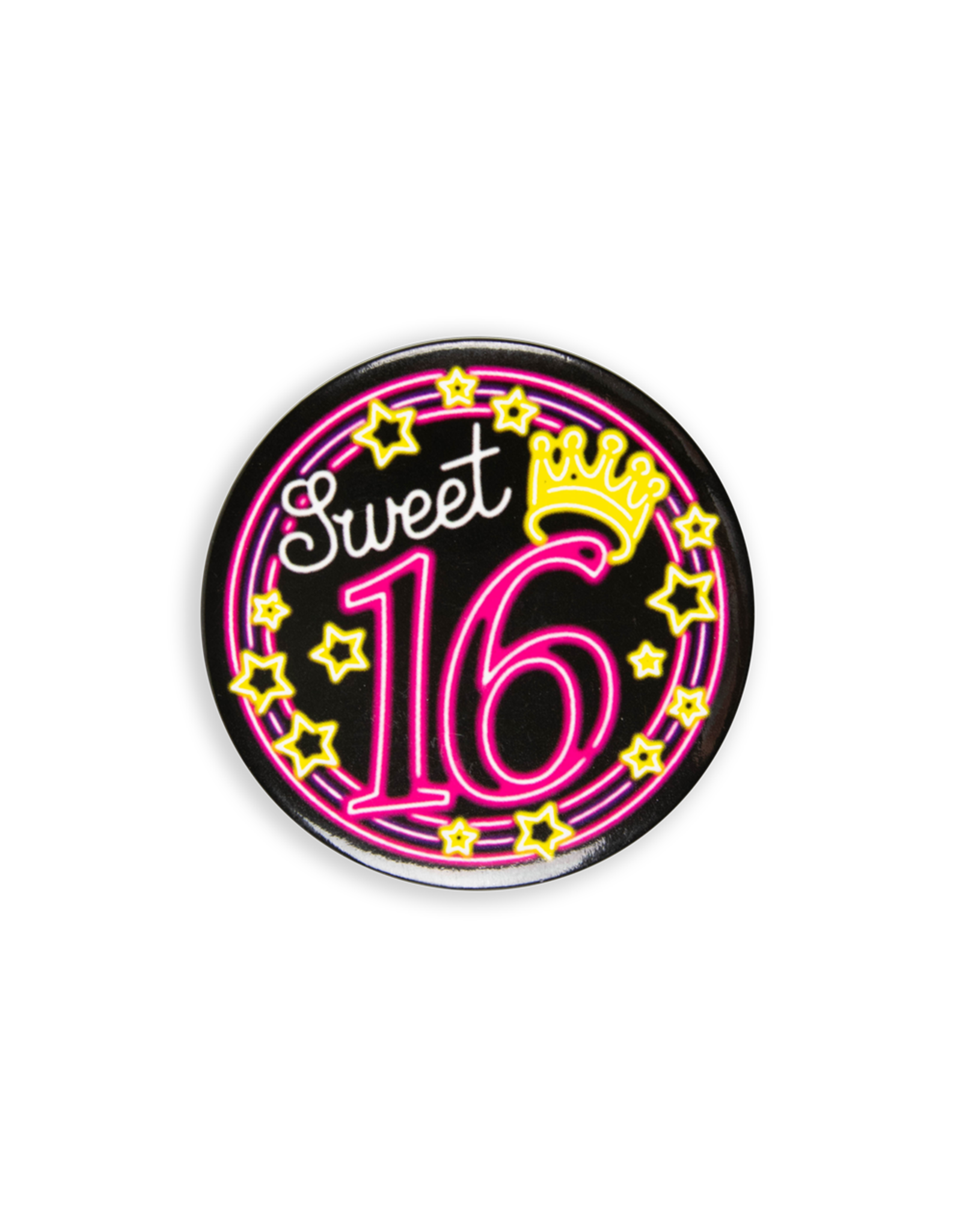 Neon Button - Sweet 16