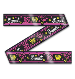Neon Party Tape - Sweet 16
