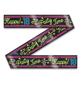 Neon Party Tape – 18 Jaar