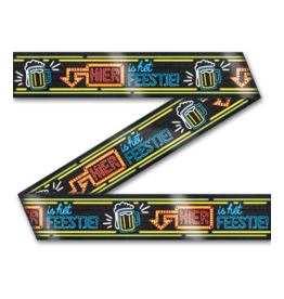 Neon Party Tape - Hier is het Feestje