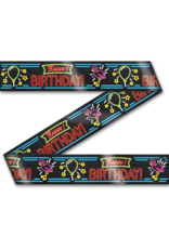 Neon Party Tape - Happy Birthday