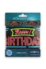 Neon Party Tape - Happy Birthday