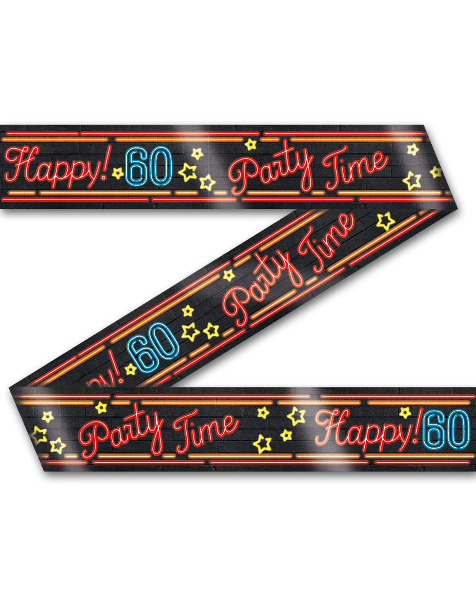 Neon Party Tape – 60 Jaar