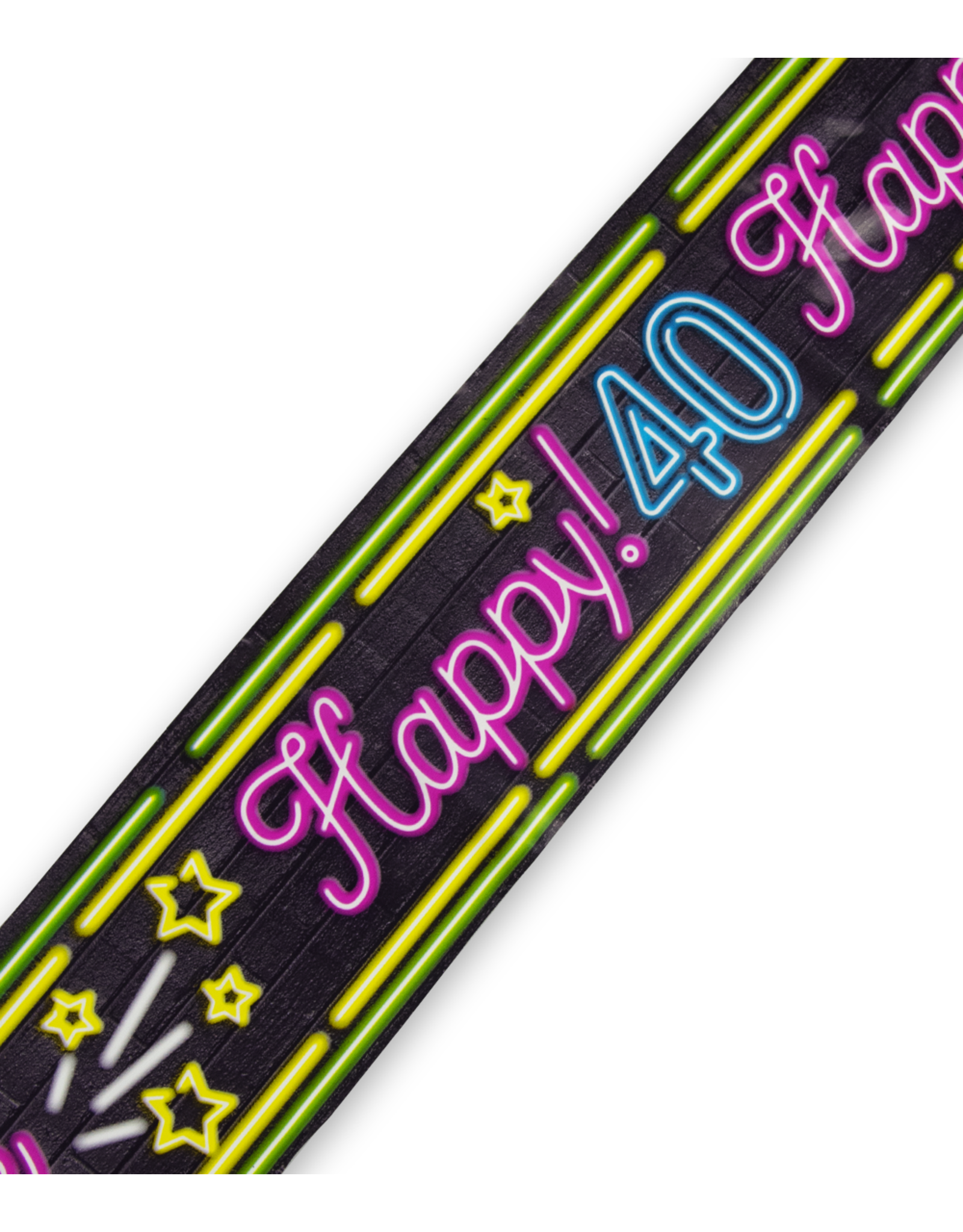 Neon Party Tape – 40 Jaar