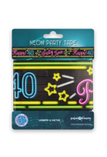 Neon Party Tape – 40 Jaar