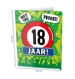 Window Signs - 18  Jaar