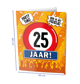 Window Signs - 25  Jaar