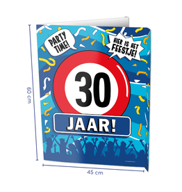 Window Signs - 30  Jaar