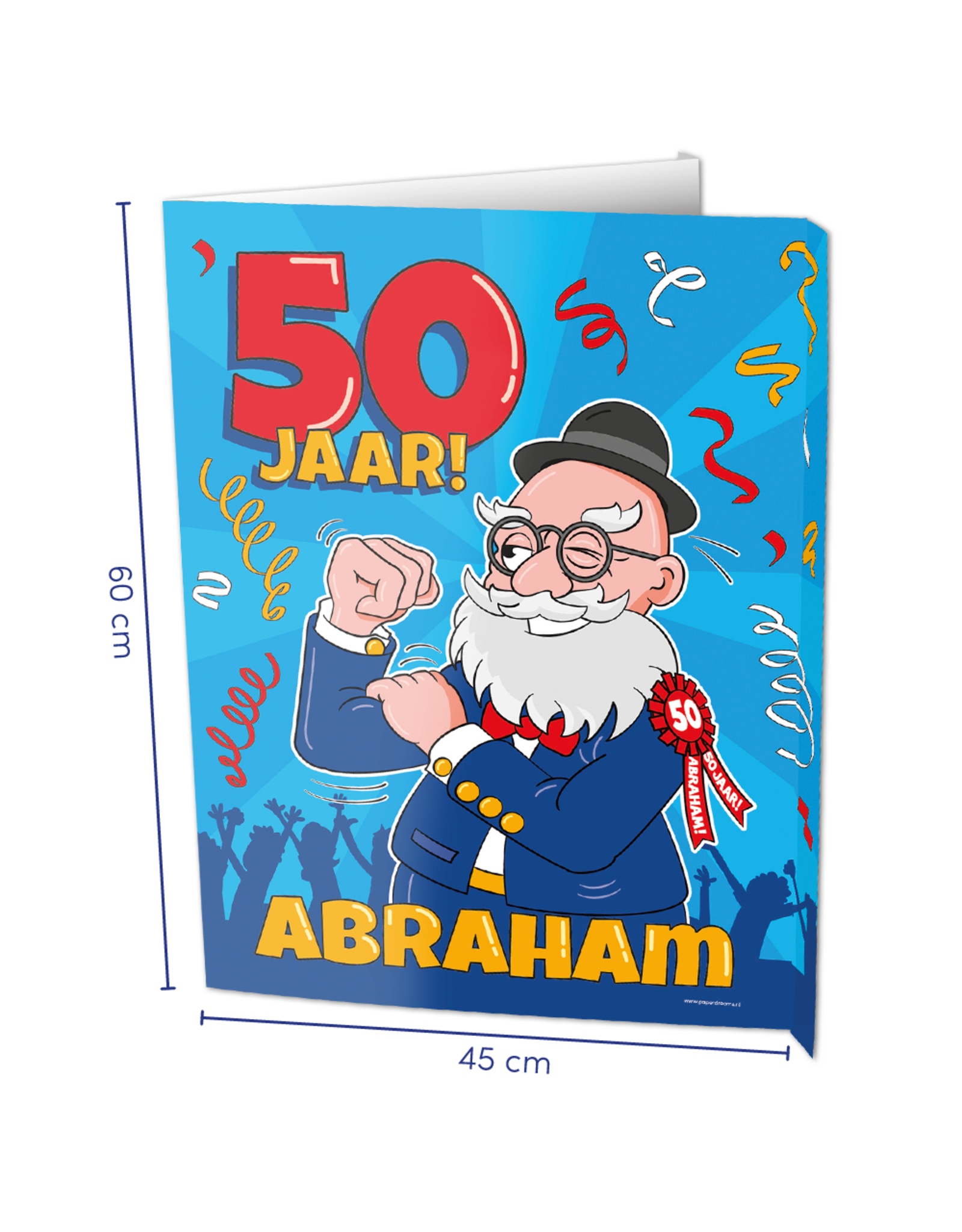 Window Signs - Abraham 50  Jaar