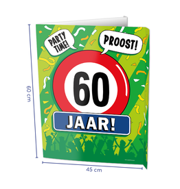 Window Signs - 60  Jaar