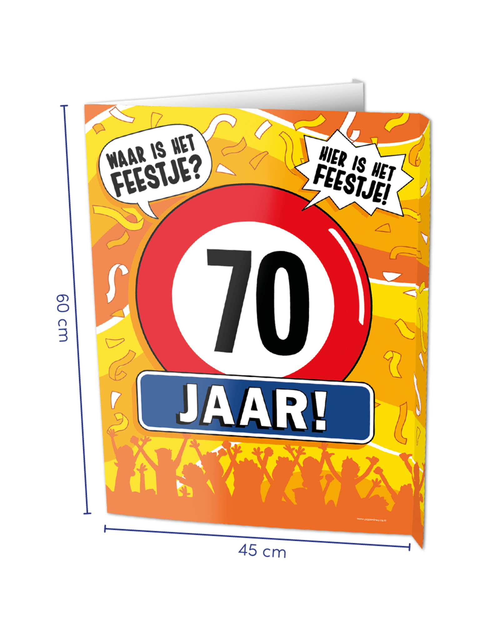 Window Signs - 70  Jaar