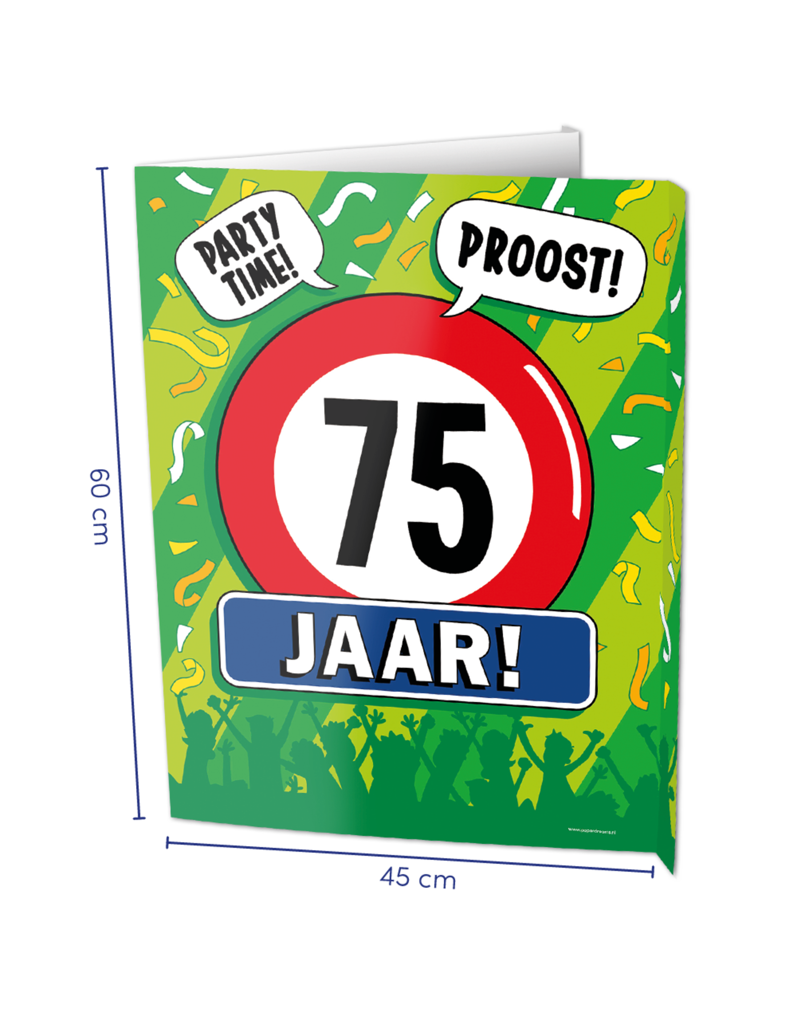 Window Signs - 75  Jaar